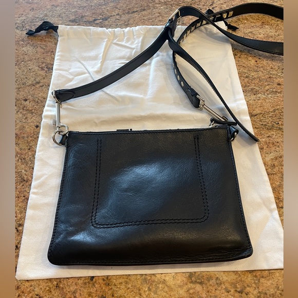 THEORY Studded Pouch In Nappa Leather crossbody bag - Picture 2 of 6